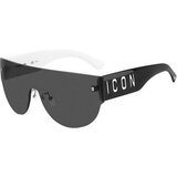 Dsquared2 ICON0002/S 80S/IR ONE SIZE (99) Črna/Siva | Shoptok.si