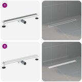  Odvod za tuš s Dječjim pokrivačem Srebrno 70 cm | shoptok.hr