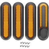 INF Reflective hub cover za Xiaomi M365/PRO/PRO 2/1S 4-pack Orange, (21286778) | Shoptok.si