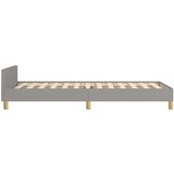  Za krevet s uzglavljem svjetlosivi 100x200 cm od tkanine | shoptok.hr
