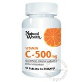 Natural Wealth vitamin C-500 za žvakanje 90 tableta za žvakanje Cene