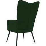  Stol za sproščanje temno zelen žamet, (20821708) | Shoptok.si