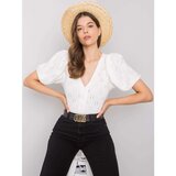 Fashion Hunters Ysabel RUE PARIS white casual blouse | Shoptok.si