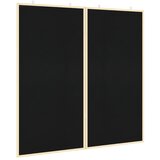 vidaXL Bilten tabla Črna 80 x 80 x 1.4 cm Trdna borovina, (5000152579) | Shoptok.si