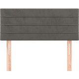  Posteljno vzglavje temno sivo 80x5x78/88 cm žamet, (20738073) | Shoptok.si