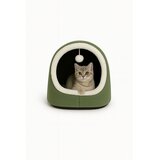 Paws & Whiskers krevet za mačke Alaska STD, 40 x 35 x 35 cm, zeleni u