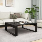  Stolić za kavu crni 100 x 100 x 35 cm od iverice Cijene