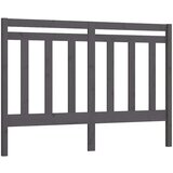  Posteljno vzglavje sivo 156x4x100 cm trdna borovina, (20643171) | Shoptok.si