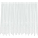 vidaXL Čipkasta Zavesa z zavesami Bela 160 x 300 cm Poliester, (5000149221) Cene