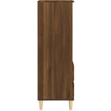  Visoka omara Rjav hrast 40x36x110 cm inženirski les, (20654670) | Shoptok.si