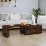  Stolić za kavu boja hrasta 150 x 50 x 35 cm konstruirano drvo | shoptok.hr