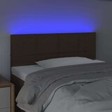  Posteljno vzglavje temno rjavo 100x5x78/88 cm blago, (20735175) | Shoptok.si