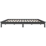  Za krevet sivi 120 x 200 cm od masivne borovine | shoptok.hr