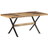  Blagovaonski stol 160 x 80 x 76 cm od grubog drva manga | shoptok.hr