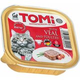 Tomi cat teletina & zivina pasteta 100g hrana za mačke Cene