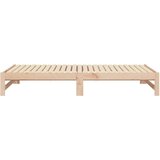  Dnevni ležaj na izvlačenje 2x (80 x 200) cm od masivne borovine | shoptok.hr
