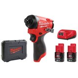  Milwaukee Odvijač udarni hidraulični 1/4” 12V 2Ah M12 FQID-202X | ePonuda.com