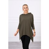 Kesi Sweatshirt with a print of wings khaki Cene