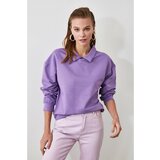 Trendyol Ženski džemper Knitted siva | ljubičasta Cene