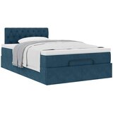  Otomanski krevet s madraca tamnoplavi 120x190 cm baršunasti | shoptok.hr