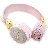 Guess Bluetooth 5.3 slušalke Siri združljive, IPX4, Motiv 4G, Roza, (21583082) | Shoptok.si