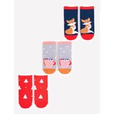 Yoclub Kids's Children's Christmas 3Pack Socks SKA-X012G-AA00 Cene'.'