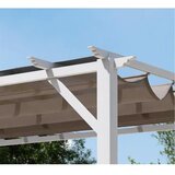 Paragon Outdoor - Pergola Florenz 1116 | Aluminijska pergola | Bijela/Svijetlosmeđa - BRANDED IN THE USA | shoptok.hr