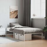 Metalni okvir za krevet bijeli 100x200 cm Cijene