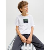 Jack & Jones Majica 'JORCATSKILLS' mornarska / zelena / bela | Shoptok.si