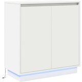  LED noćni ormarić bijele boje - 71x34.5x75 cm od konstruiranog drva | shoptok.hr