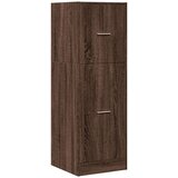 Ormarić za lijekove boja smeđeg hrasta 40x41x118 cm drveni | shoptok.hr