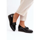 VINCEZA Women's Black Patent Loafer Shoes Polike | shoptok.hr