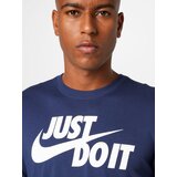 Nike Majica 'Swoosh' mornarska / bela | Shoptok.si
