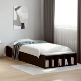 The Living Store Posteljni okvir črn 90x190 cm inženirski les - Posteljni Okvir, (21531828) | Shoptok.si