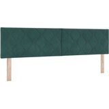 vidaXL Box Spring Krevet s Madracem Tamnozelena Super King Baršun | shoptok.hr