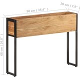 Posuda za sadnju 90 x 20 x 68 cm od masivnog bagremovog drva | shoptok.hr