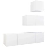  4-dijelni set TV ormarića bijeli od iverice | shoptok.hr
