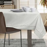 AmeliaHome Stolnjak Empire s man&amp;scaron;etom i obrubom 140x500 cm, ecru Slike