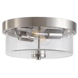 Searchlight 66210-2SS-kupatilska plafonska lampa PRESTON 2xE27/60W/230V IP44 pr.33cm srebrna Cene
