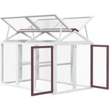 Boks za životinje boja kave 141 x 94 x 104 cm masivna borovina | shoptok.hr