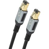 Oehlbach D1C13355 RJ45 omrežni kabel\, Patch kabel CAT 8.1 5.00 m črna\, zlata 1 kos, (20421000) | Shoptok.si