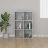 Ormarić Knjižna omara/komoda betonsko siva 66x30x97,8 cm iverna plošča, (20622921) | Shoptok.si