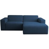 Scandic Tamno plava kutna garnitura od bouclé tkanine (s desnim kutom) Roxy – | shoptok.hr