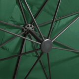  Vrtni senčnik z LED lučkami zelen 300 cm, (20729161) | Shoptok.si