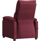  Masažna fotelja od tkanine crvena boja vina - boja crnog vina 1 | shoptok.hr