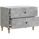  Noćni ormar Betonska siva 62 x 34,5 x 48 cm Konstruirano drvo | shoptok.hr