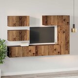 Set TV komoda Zidne 6 pcs Staro drvo Konstruirano drvo | Eponuda.com