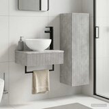  Set namještaja za kupaonicu 2 kom. Betonska siva 33 x 34,5 x 100 cm | Shoptok.si