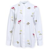 .OBJECT Topi & Bluze Jelena Shirt - White Embroidery Bela Cene