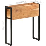  Posuda za sadnju 60 x 20 x 68 cm od masivnog bagremovog drva | Eponuda.com